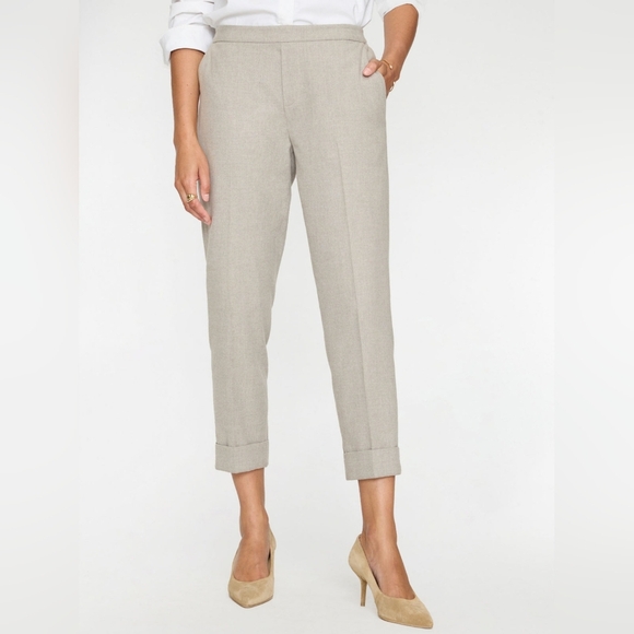 Brochu Walker Westport Brushed Pant RMB3900 Women's Cropped Trouser XS Gray - Picture 12 of 13